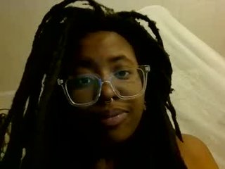 hazelhanes 99 y. o. african cam girl gets a huge portion of cum into her tight pussy