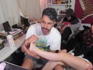 puch16 30 y. o. cam girl wanted show your friends foot fetish and took hardcore gangbang online